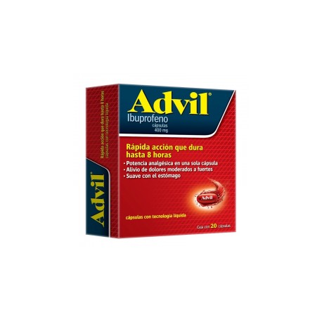 Advil Max 400 Mg Cápsulas...