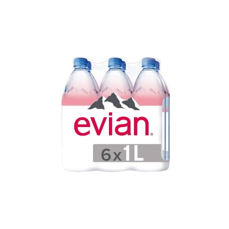 AGUA NATURAL EVIAN 6/1 LT...