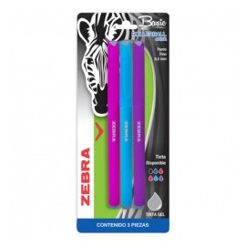 Plumas de Gel Zebra Basic...