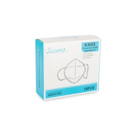 10 Cubrebocas Kn95 de 5...