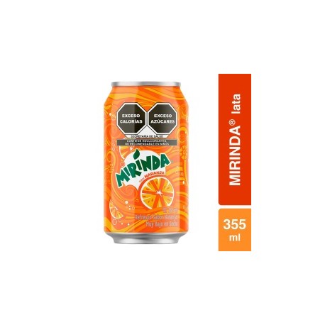 MIRINDA LATA  355 ML 1/6...