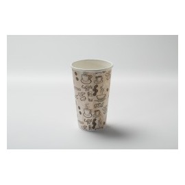 VASO CAFÉ VINTAGE DE PAPEL...