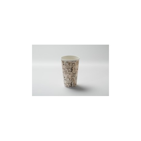 VASO CAFÉ VINTAGE DE PAPEL...