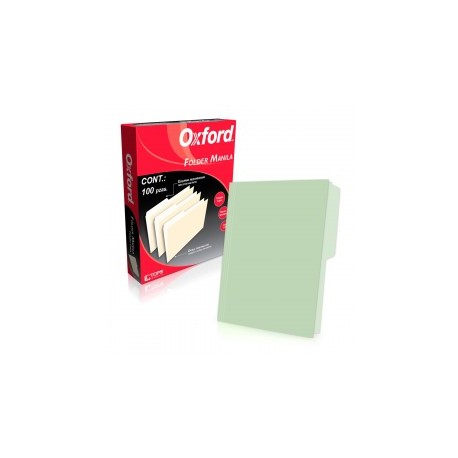Folder Verde Tamaño Carta...