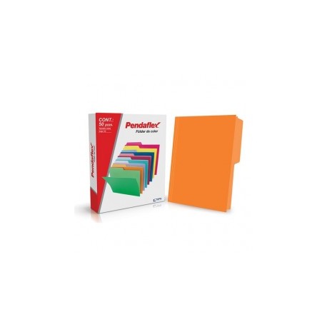 Folder Naranja Tamaño Carta...